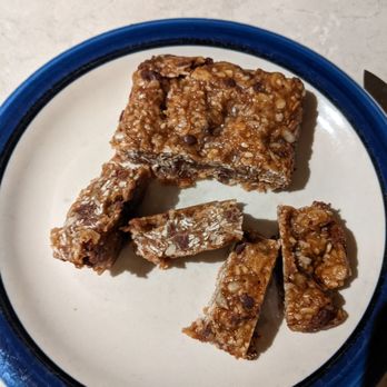 Credo Coffee - a plate of granola bars - Coffee & Tea Near Me - Edmonton, Alberta