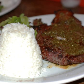 Ripe Kitchen & Bar - The jerk steak and Chandon Beni sauce. - Caribbean Near Me - Mount Vernon, New York