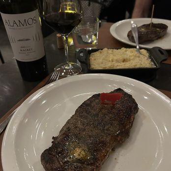 LowCountry Steak - Australian wagu steak with cheese grits - Southern Near Me - Atlanta, Georgia LowCountry Steak - Australian wagu steak with cheese grits - Southern Near Me - Atlanta, Georgia