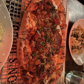 Von's 1000Spirits - 4 meats sourdough pizza - New American Near Me - Seattle, Washington