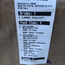 This is the order. This is the order.