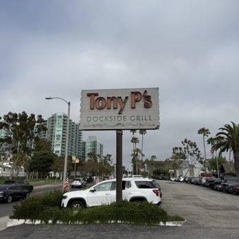 Tony P's Dockside Grill - signage - Sports Bars Near Me - Marina Del Rey, California