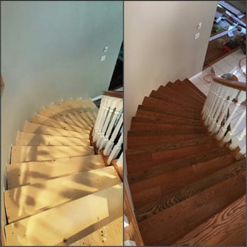 Guildford Flooring & Design - a view of a staircase - Flooring Near Me - Surrey, British Columbia