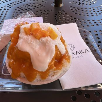 Kiyoraka - Mango crunch - Shaved Ice Near Me - Irvine, California Kiyoraka - Mango crunch - Shaved Ice Near Me - Irvine, California