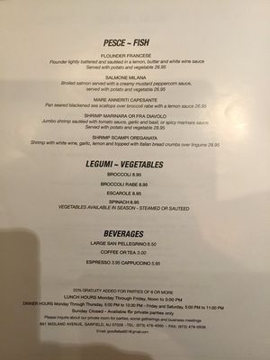 Menu photo 2 GoodFellas Restaurant Garfield, NJ Menu photo 2 GoodFellas Restaurant Garfield, NJ