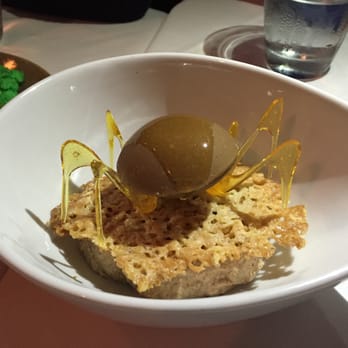 Bouquet Restaurant - Apple and chocolate-y spider dessert! - Bars Near Me - Covington, Kentucky