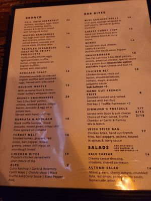 Menu photo 1 The Canary Brooklyn, NY Menu photo 1 The Canary Brooklyn, NY