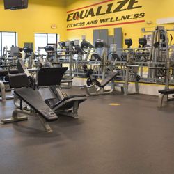 Equalize Fitness - EQ Fitness Center Floor - never overcrowded, even during peak times.