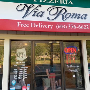 Via Roma Pizza & Mediterranean - the front of a pizza restaurant - Pizza Near Me - Conway, New Hampshire Via Roma Pizza & Mediterranean - the front of a pizza restaurant - Pizza Near Me - Conway, New Hampshire