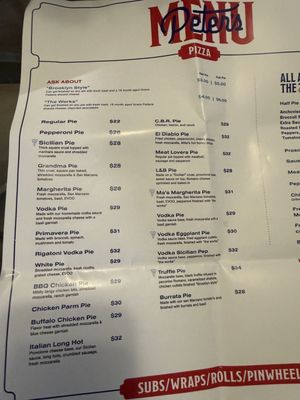 Menu photo 1 Peter’s Pizzeria Pompano Beach, FL Menu photo 1 Peter’s Pizzeria Pompano Beach, FL