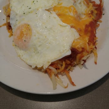 Le Andos Cafe - The Cheesy Hash with perfectly cooked eggs and melted cheese for days. - Salad Near Me - Macomb, Michigan Le Andos Cafe - The Cheesy Hash with perfectly cooked eggs and melted cheese for days. - Salad Near Me - Macomb, Michigan