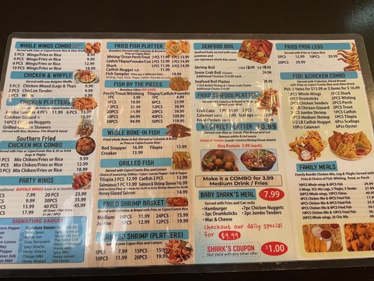 Menu photo 1 Shark’s Seafood and More Bowie, MD