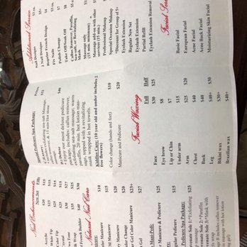 Sky Nail Salon & Spa - Menu - Skin Care Near Me - Anaheim, California Sky Nail Salon & Spa - Menu - Skin Care Near Me - Anaheim, California