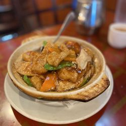 Flounder in hot pot