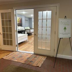 The Organic Mattress - Entrance to showroom Drive to back of building to enter.