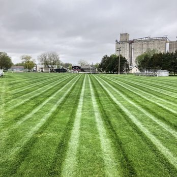 McKay HP - Giltner public school football field lawn - Landscaping Near Me - Aurora, Nebraska