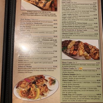 Lebanese Grill - This menu is for different kind of combo options in the seafood or various meats. - Lebanese Near Me - Troy, Michigan Lebanese Grill - This menu is for different kind of combo options in the seafood or various meats. - Lebanese Near Me - Troy, Michigan