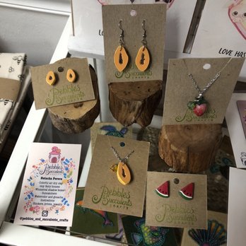Unique Notions - Beautiful clay fruit jewelry from Pebbles & Succulents Craft - Home Decor Near Me - High Springs, Florida