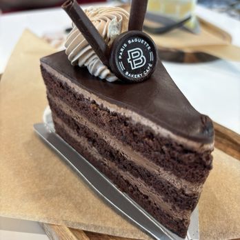 Paris Baguette - Ganache Cream Cake Slice - Bakeries Near Me - Coppell, Texas
