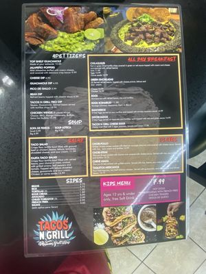 Menu photo 1 Tacos N Grill Orlando, FL Menu photo 1 Tacos N Grill Orlando, FL