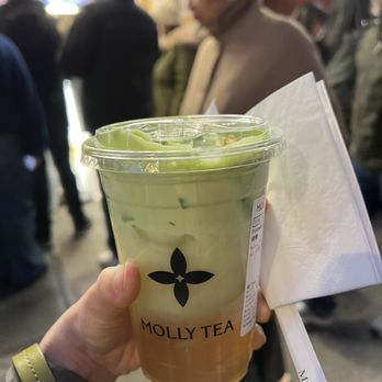Molly Tea - Pistachio jasmine coconut - Bubble Tea Near Me - New York, New York