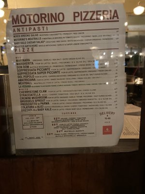 Menu photo 6 Motorino Pizza New York, NY