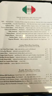 Menu photo 1 Catullo’s Italian Jacksonville, FL Menu photo 1 Catullo’s Italian Jacksonville, FL