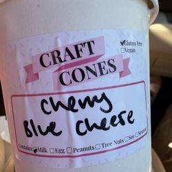 Perfect ice cream! Cherry blue cheese!