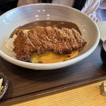 Tendon Kohaku - Kurobuta Potk Katsu Curry Rice with upgrade to Omurice. - Japanese Near Me - Bellevue, Washington Tendon Kohaku - Kurobuta Potk Katsu Curry Rice with upgrade to Omurice. - Japanese Near Me - Bellevue, Washington