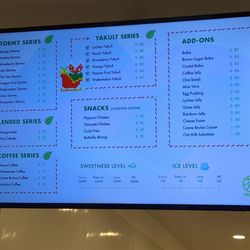 R&B Tea - Sunnyvale - Menu p1