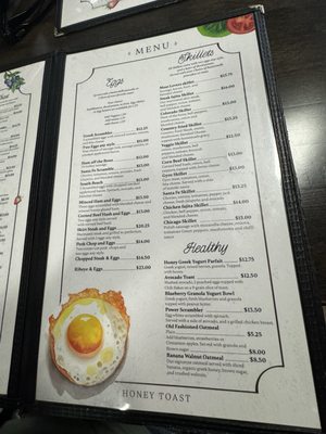 Menu photo 2 Honey Toast Cafe Bradley, IL