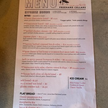 Freehand Cellars - Food menu - Wine Tasting Room Near Me - Wapato, Washington Freehand Cellars - Food menu - Wine Tasting Room Near Me - Wapato, Washington