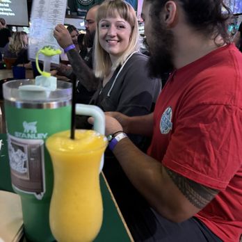 Pleasanton Sunshine Saloon - My mango shake with rum and my son and his girl in the background - Sports Bars Near Me - Pleasanton, California Pleasanton Sunshine Saloon - My mango shake with rum and my son and his girl in the background - Sports Bars Near Me - Pleasanton, California