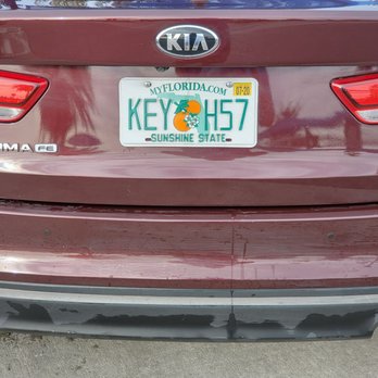 Joe's Express Car Wash - Rear of car still dirty - Auto Detailing Near Me - Clermont, Florida