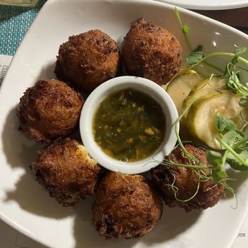 Surfing Deer - Pimento Cheese Hush Puppies - Seafood Near Me - Seagrove Beach, Florida Surfing Deer - Pimento Cheese Hush Puppies - Seafood Near Me - Seagrove Beach, Florida