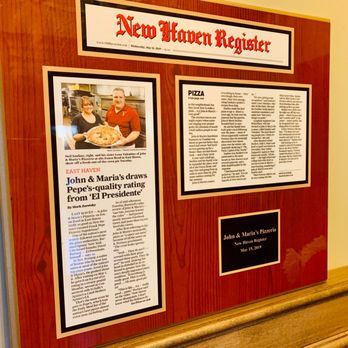 John & Maria's Pizzeria - the new women register - Pizza Near Me - East Haven, Connecticut John & Maria's Pizzeria - the new women register - Pizza Near Me - East Haven, Connecticut