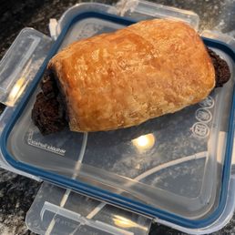 Chocolate croissant, crispy and not too sweet Chocolate croissant, crispy and not too sweet