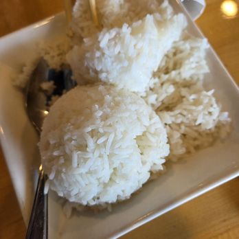 Yod Thai Eatery - Two big scoops of Jasmine rice to accompany two entrees. Got a little more to go with the leftovers! - Thai Near Me - Scottsdale, Arizona Yod Thai Eatery - Two big scoops of Jasmine rice to accompany two entrees. Got a little more to go with the leftovers! - Thai Near Me - Scottsdale, Arizona