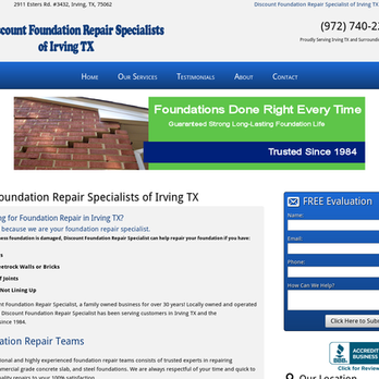 Nickel SEO - Discount Foundation Repair Specialists - Web Design Near Me - Fort Worth, Texas Nickel SEO - Discount Foundation Repair Specialists - Web Design Near Me - Fort Worth, Texas