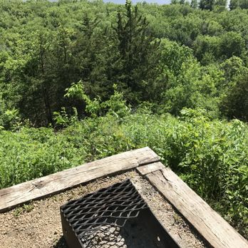 Nelson Dewey State Park - Site C, note the tree tops are right there - Parks Near Me - Cassville, Wisconsin Nelson Dewey State Park - Site C, note the tree tops are right there - Parks Near Me - Cassville, Wisconsin