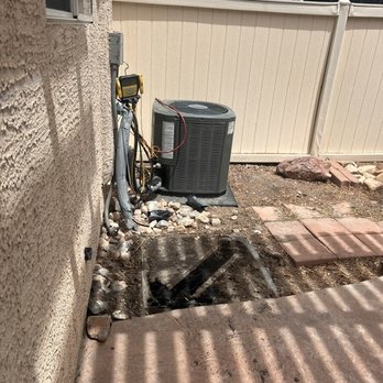 Step By Step Heating and Air Conditioning - Where our old condenser (that caught fire) was located - Heating & Air Conditioning/HVAC Near Me Step By Step Heating and Air Conditioning - Where our old condenser (that caught fire) was located - Heating & Air Conditioning/HVAC Near Me