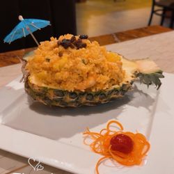 Fuji Steakhouse - Pineapple fried rice with chicken and shrimp