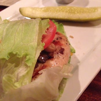 Citizen Burger Bar - Chicken breast with the lettuce wrap and garlic aioli and mushrooms. - Burgers Near Me - Charlottesville, Virginia Citizen Burger Bar - Chicken breast with the lettuce wrap and garlic aioli and mushrooms. - Burgers Near Me - Charlottesville, Virginia