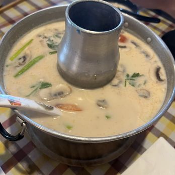 Royal Thai Restaurant - Tom Kha soup with shrimp - so delicious - Thai Near Me - Tampa, Florida Royal Thai Restaurant - Tom Kha soup with shrimp - so delicious - Thai Near Me - Tampa, Florida