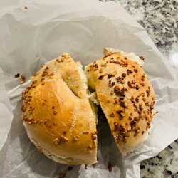 Bagels Plus - Everything Bagel with Cream Cheese
