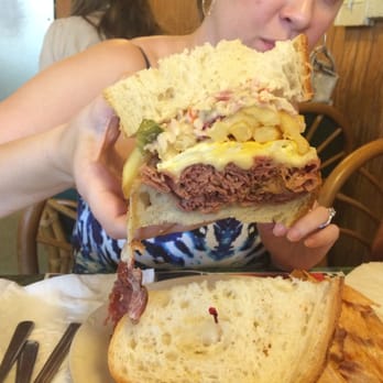 Metro Diner - Pittsburgh Sandwich was tasty and huge! Wife loved it - Breakfast & Brunch Near Me - Jacksonville, Florida