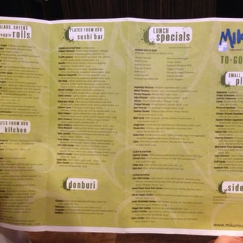 Mikuni - Front of togo menu - Japanese Near Me - Davis, California Mikuni - Front of togo menu - Japanese Near Me - Davis, California