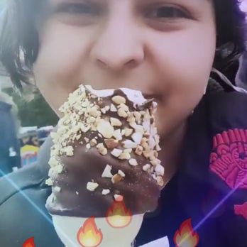 Twirl and Dip - Twist soft serve, dipped in chocolate, topped with Almonds - Ice Cream & Frozen Yogurt Near Me Twirl and Dip - Twist soft serve, dipped in chocolate, topped with Almonds - Ice Cream & Frozen Yogurt Near Me