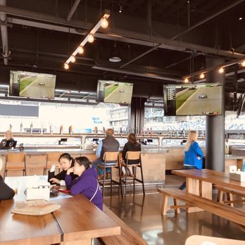 Brew Hall - Allianz Field - people sitting at the bar - Bars Near Me - Saint Paul, Minnesota