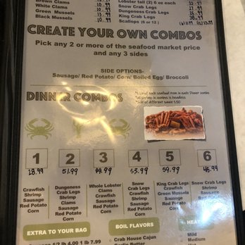 Storming Crab - Inside of menu - Seafood Near Me - Louisville, Kentucky Storming Crab - Inside of menu - Seafood Near Me - Louisville, Kentucky